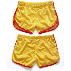 กางเกงว่ายน้ำโพลีเอสเตอร์สำหรับผู้ชายกางเกงขาสั้นตาข่ายคู่ทำจากโพลีเอสเตอร์สำหรับฤดูร้อนออกแบบโลโก้ได้ตามต้องการฉลากตามต้องการ - Product Image 3