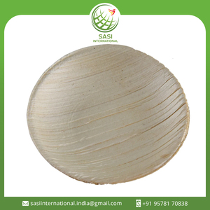 Vaisselle jetable biodégradable écologique Conception de feuille de palmier Bols ronds ovales pour le service des aliments dans les fêtes, les mariages et les événements - Product Image 2