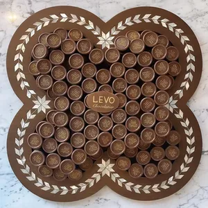 Newest Design MOP Inlay Wooden Tray with Acrylic Chocolate <b>Box</b> Luxury for <b>Eid</b> Ramadan <b>Gift</b> Handcrafted From Vietnam - Product Image 2