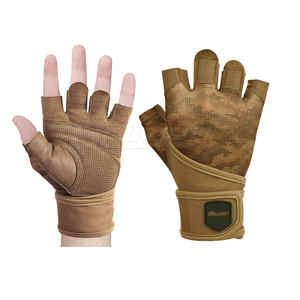 Guantes de gimnasio de poliéster de diseño personalizado de la mejor calidad para entrenamientos deportivos y fitness Cuero transpirable para levantamiento de pesas - Product Image 1