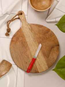 Wooden Serving Platter for Hotel or Restaurant <b>Chip</b> & Dip Salsa Bowl Plate <b>Tray</b> Safe Use Wood Plate - Product Image 3
