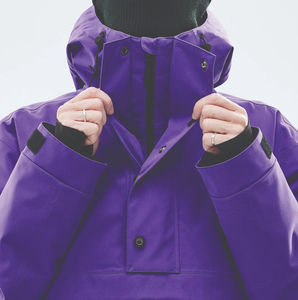 เสื้อแจ็คเก็ตกันลมกันน้ำมีฮู้ดของผู้ชายเสื้อฟลีซแบบสวมหัวมีซิปพิมพ์ลายออกแบบได้ตามต้องการ - Product Image 6