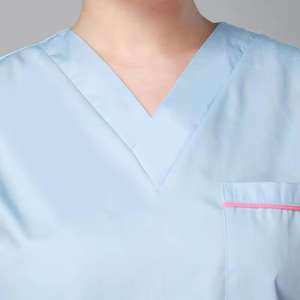 El médico friega las mujeres de los uniformes friega el top del uniforme de la enfermera para el servicio del OEM del hospital - Product Image 2