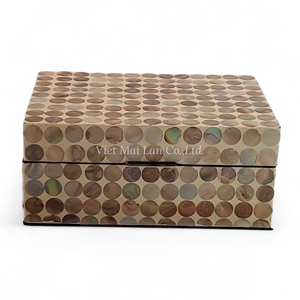 Caja de Nácar Hecha a Mano de Lujo, Proveedor Mayorista OEM, Incrustaciones de Concha Hechas a Mano, Fábrica Directa - Product Image 6