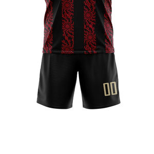 Vente en gros d'un nouveau style d'uniformes de football imprimés avec logo personnalisé Impression numérique 100% polyester à séchage rapide kit de football OEM pour hommes - Product Image 5