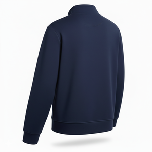 เสื้อฮู้ดกอล์ฟแบบซิปครึ่งตัวสำหรับฤดูหนาว ทรงปกติ ผ้าฝ้าย คอตั้ง แบบยูนิเซ็กซ์ ผลิตตามสั่ง เป็นมิตรกับสิ่งแวดล้อม - Product Image 5