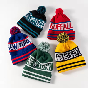 Obtenga Gorros de Mohair Personalizados con Puños Jacquard Unisex para Invierno, Obtenga Gorros y Toques de Punto Personalizados para el Clima Frío - Product Image 5
