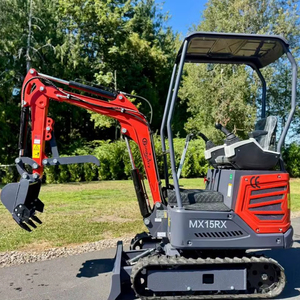 LIVRAISON GRATUITE CFG MX15R MINI-EXCAVATRICE 15 CV, COMMANDE PILOTÉE, LAME AVANT DE 36 POUCES, BAC DE CREUSAGE DE 16 POUCES, FILTRE HYDRAULIQUE, PLC, APPROUVÉ EPA CE - Product Image 1