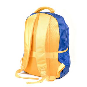 Sigma Gamma Rho Unisex <b>Backpack</b> with Letter Pattern Blue and Gold Corduroy <b>Canvas</b> Lining Zipper Closure Breathable Design - Product Image 2