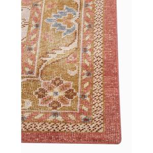 Alfombra de Lana Anudada a Mano Erbe PKWL-464, Roja y Naranja, Estilo Kilim Geométrico, Rectangular, 9x12 Pulgadas, para Entrada, Pasillo, Habitación de Adolescentes - Product Image 4