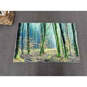 Tapis imprimé paysage - Fin, en chenille, personnalisé, entrée, grand, vue, petit, tapis fin non tissé - Product Image 1