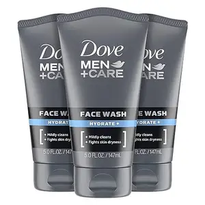 Dove Men + Chăm sóc rửa mặt Hydrate cộng với chăm sóc da, 5 oz, (gói 3)