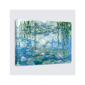 Water Lilies Floral by Claude Monet Famous Oil Paintings Flowers Modern Classic Landscape paintings and wall arts classic oil