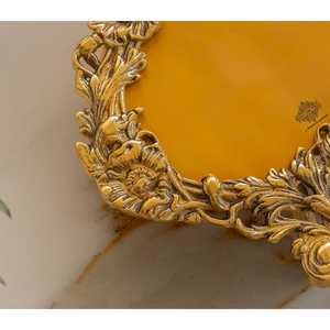 Marco de Fotos Decorativo de Diseño Floral Moderno, 4x6, Acabado en Latón, para Colgar en la Pared, Marco de Hierro para Póster, Vidrio y Aluminio, para Estilo Contemporáneo - Product Image 4