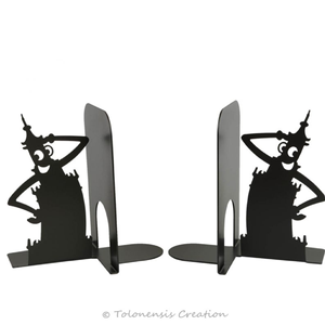 Juego de sujetalibros de metal sólido para hombres, sujetalibros de madera portátiles para una Organización Segura de estantes disponibles a precios al por mayor - Product Image 5