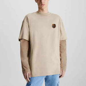 Camiseta Holgada de Gran Tamaño para Hombre con Estilo Urbano y Comodidad para Todas las Temporadas - Product Image 1