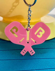 พวงกุญแจพิคเกิลบอลเทนนิสบรรจุ10แพ็ค5สีอะคริลิคและยางสำหรับถุงของขวัญและรางวัล - Product Image 5