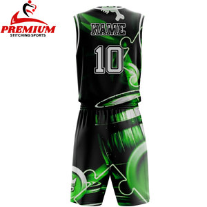 Vente en gros d'uniforme de basket-ball dernier cri vêtements de sport short de basket-ball maillot de basket-ball entièrement personnalisé et court de couleurs unies - Product Image 2
