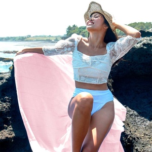 Toallas de Playa Turcas Modernas, Ecológicas, Ligeras, a Rayas, Libres de Arena, Personalizadas con Logotipo, de Algodón, de Lujo, de Secado Rápido - Product Image 3