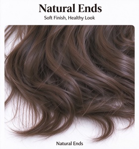 Brown Long Wave Human Hair <b>Wig</b> Natural Looking <b>Lace</b> <b>Front</b> <b>Wig</b> for Daily Wear Salon Use - Product Image 5