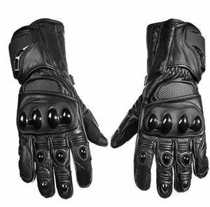 Gants en cuir de moto à écran tactile intégral de qualité supérieure de couleur personnalisée Tailles d'hiver disponibles - Product Image 4