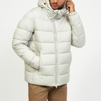 Nouvelle arrivée, veste bomber matelassée décontractée d'hiver pour hommes, grande taille, à capuche, fermeture éclair, tricotée, écologique, réversible, fabriquée au Bangladesh