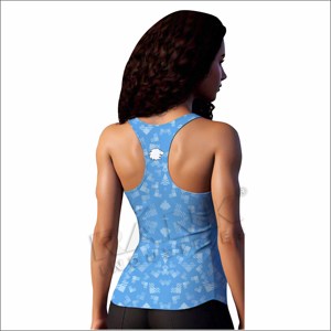 Camiseta Deportiva Transpirable para Mujer, Ropa de Gimnasio, Camiseta Elegante para Mujer Hecha de Algodón y Poliéster - Product Image 2