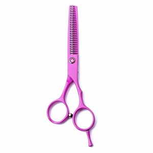 กรรไกรซอยบาง5.5 "สีชมพูที่วางนิ้วสองนิ้วกรรไกรซอย32ซี่กรรไกรซอยบาง - Product Image 6