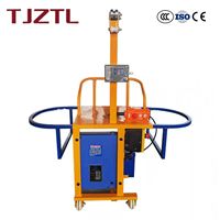 Plateforme de travail suspendue électrique à câble pour nettoyage de fenêtres, gondole élévatrice ZLP630, chaise suspendue monopersonnelle en acier pour entrepôt