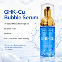 Sérum Visage Hydratant et Raffermissant au Peptide de Cuivre GHK-Cu Effet Bulle, Soin de la Peau Repulpant, Marque Privée OEM ODM