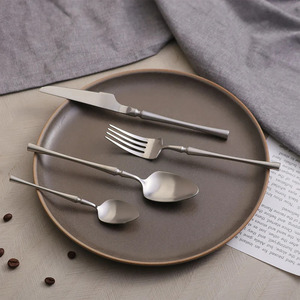 Best Selling Long Luxury Gold Cutlery Flatware Set <b>Spoons</b> Mirrored Stainless Steel - Product Image 5