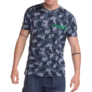Camiseta de Hombre 100% Poliéster con Serigrafía, Logotipo Personalizado en la Parte Delantera, Talla Grande, Tela Suave, Gruesa, Transpirable, Corte Holgado - Product Image 6