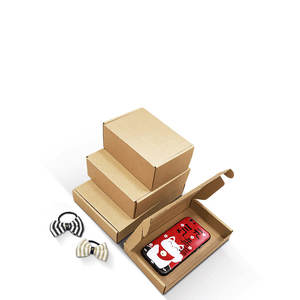 20*14*4cm sacs en papier kraft recyclables cadeau bijoux nourriture pain bonbons emballage Shopping fête paquet boîte postale - Product Image 5