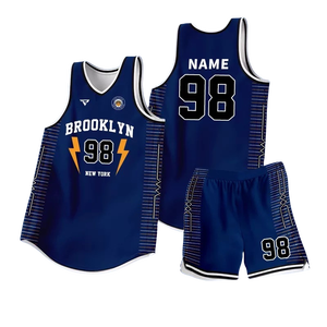 Maillots de basket-ball personnalisés pour hommes et jeunes à séchage rapide et respirants uniformes imprimés par sublimation réversible pour votre propre équipe - Product Image 3