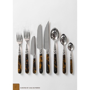 Ensemble de couverts en argent de luxe de haute qualité en acier inoxydable avec design royal ensemble de couverts de luxe pour mariage maison hôtel - Product Image 4