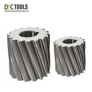 Fraise lisse en acier à grande vitesse robuste avec revêtement étain/Altin Support OEM personnalisé Prix bas - Product Image 2