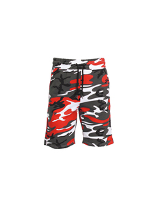 <b>Mens</b> Casual Mid <b>Camo</b> Oxford Breathable & Windproof Drawstring <b>Shorts</b> with Back Logo - Product Image 2