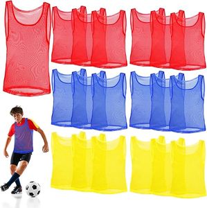 Barato personalizado deportes malla Pinnies baloncesto fútbol Scrimmage entrenamiento chalecos reversible fútbol babero camiseta para hombres - Product Image 1
