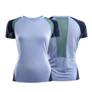 Camiseta corta Lisa a granel pesada, Camiseta lisa de algodón para mujer, ropa de calle transpirable de gran tamaño para mujer de EE. UU., camisetas de talla grande para mujer - Product Image 3