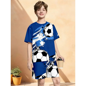 ชุดกีฬาเด็กคุณภาพสูง คอลเลคชั่นเสื้อผ้ากีฬาทันสมัย ขายส่งเสื้อผ้ากีฬาเด็กผ้าฟลีซเทคโนโลยี 100% โพลีเอสเตอร์ - Product Image 3