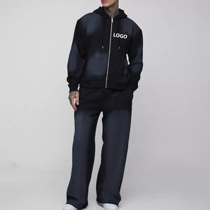 ชุดวอร์มลายกรดของผู้ชายชุดกีฬาวิ่งออกกำลังกายชุดวิ่งออกกำลังกายชุดวอร์มแฟชั่นไซส์ใหญ่พิเศษออกแบบได้ตามต้องการ - Product Image 1