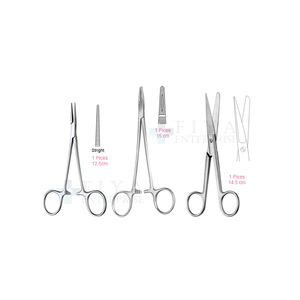 Kit d'outils de pratique de suture avec étui, kit de suture de pratique médicale de la peau, tampon de suture pour la formation d'instrument médical chirurgical mineur - Product Image 2