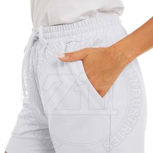 Shorts Casuales de Mujer de Alta Calidad, Transpirables y Ecológicos, con Cordón, Logotipo Personalizado, Color Sólido, Estilo Veraniego, Secado Rápido - Product Image 5