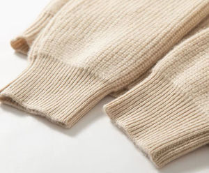 Nuevas sudaderas de lujo para mujer, de punto, de alta calidad, de algodón y forro polar, con lavado ácido, estilo pullover, de peso pesado, streetwear, corte holgado, para invierno, con cierre frontal. - Product Image 3