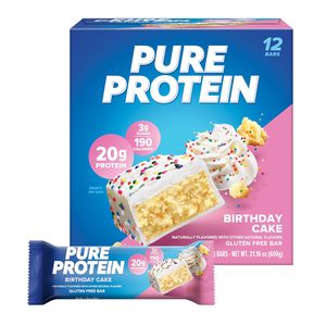 Pure Protein Birthday Cake Protein <b>Bars</b> – 20g Protein, 3g Sugar, 190 Calories (12 count) - Product Image 6