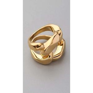 Anneau de serviette rond de créateur en or poli, aspect enveloppé, décoration de Table de mariage, anneau de serviette moderne à motif rond - Product Image 2