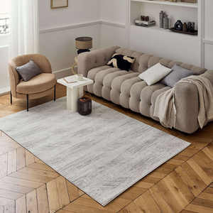 Carmel Cream-Grey Abstract <b>Home</b> <b>Textile</b> Rug 6030 Collection - Product Image 2