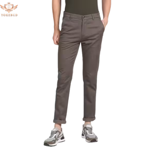 Yokebud กางเกงผ้าชิโนทรงสลิมฟิตสำหรับผู้ชาย, กางเกงลำลองและทางการสวมใส่ทุกวันมีโลโก้ออกแบบได้ตามต้องการขนาดพิเศษ - Product Image 5