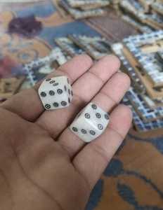 ชุดลูกเต๋าไวกิ้ง/กระดูกยุคกลาง D6หนา6-(9/16นิ้วหรือ14-15มม.) (กระดูก14มม.) - Product Image 3