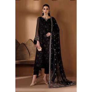 Conjunto de Traje de Chifón Bordado para Mujer PR-1288 - Product Image 1
